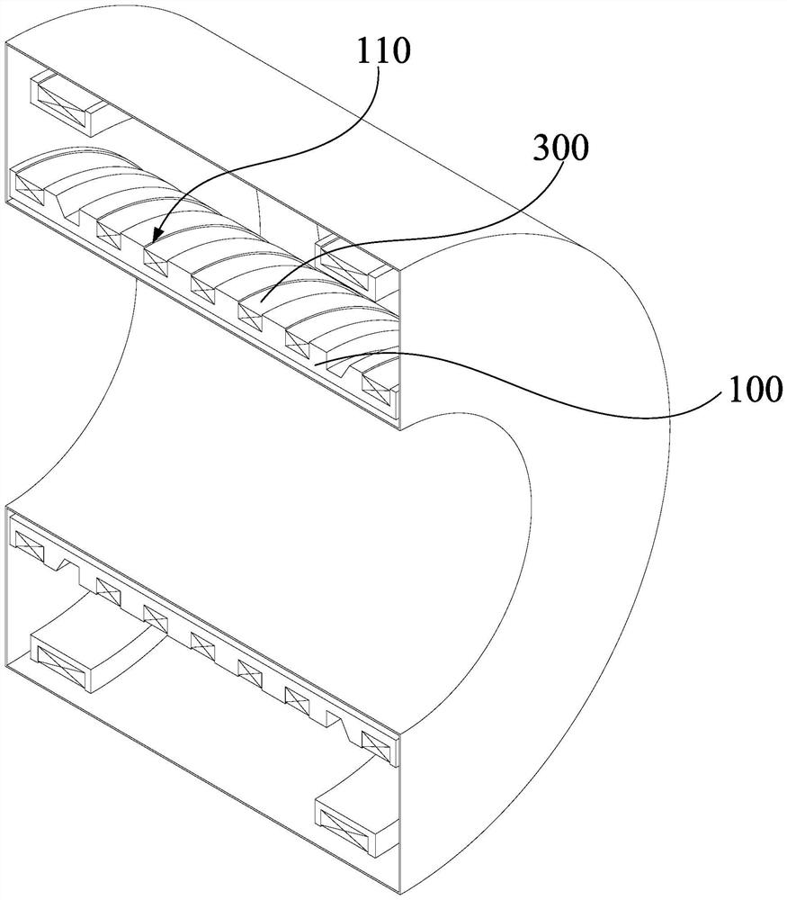 Fixed structure of superconducting magnet and its coil