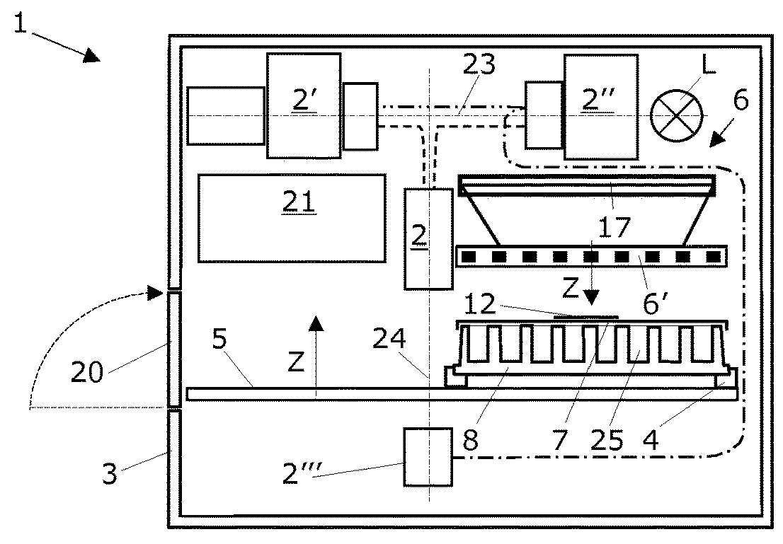 Microplate reader with lid lifter for microplates