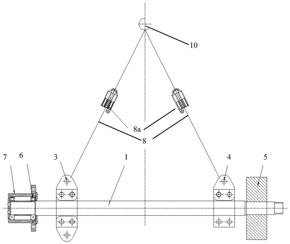 Blade disc hoisting device and method