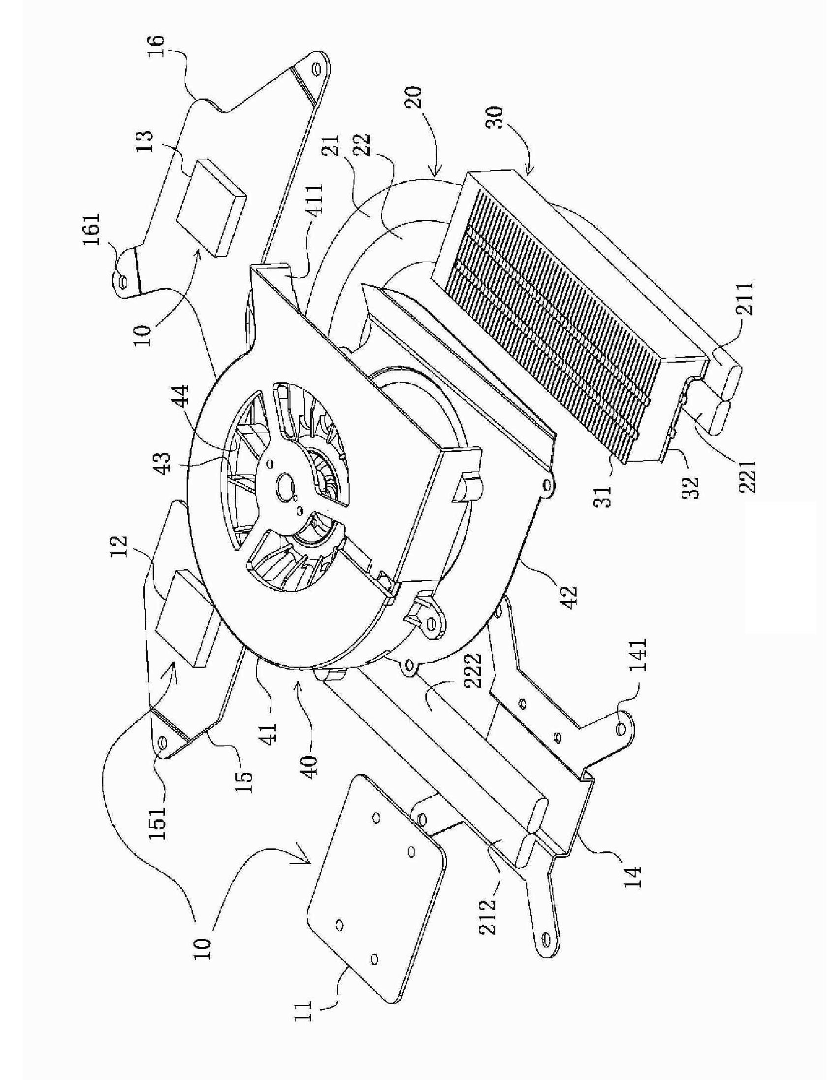 Carbon nanometer material radiating module