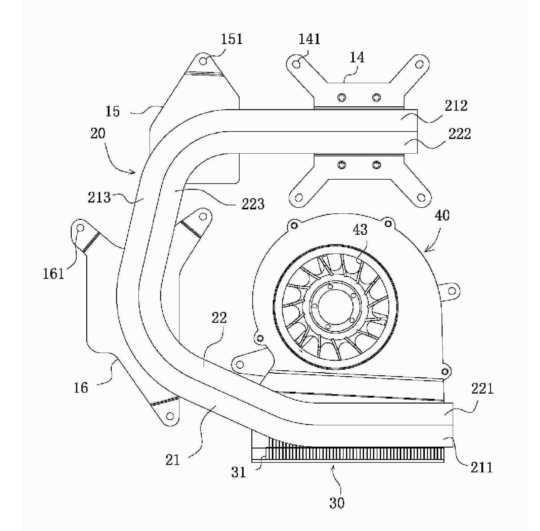 Carbon nanometer material radiating module