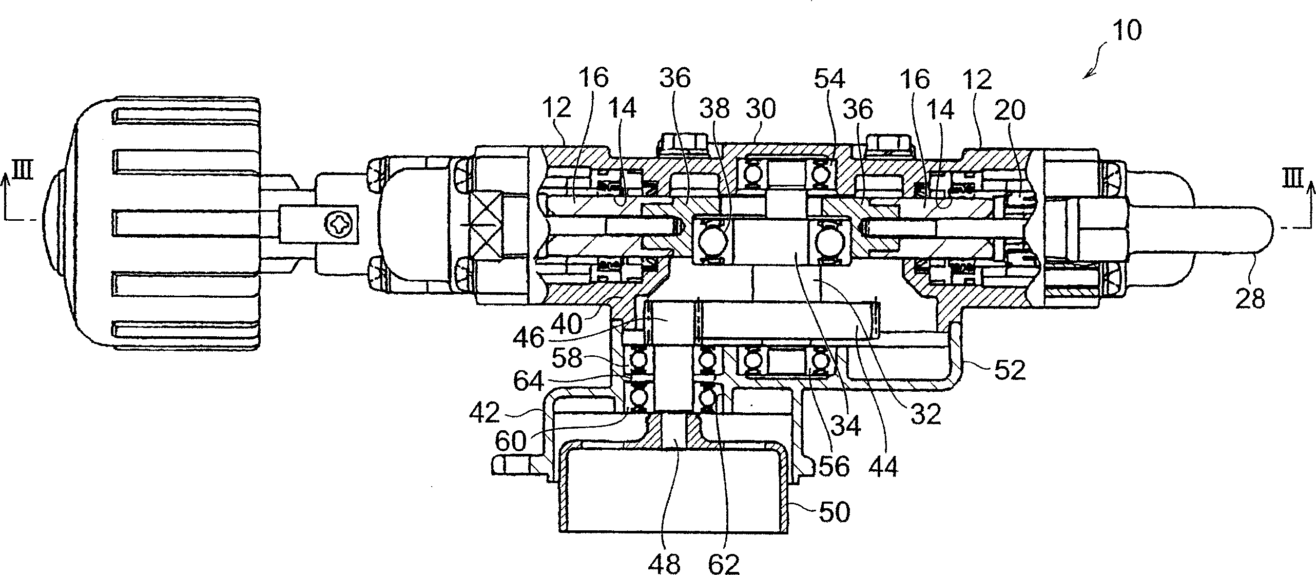 Reciprocating pump device