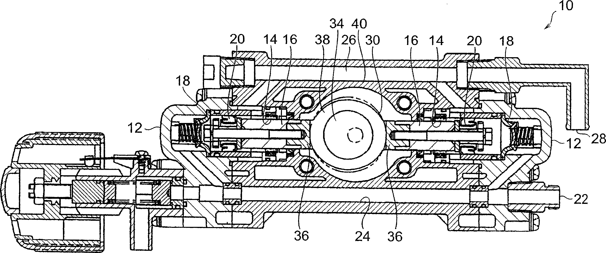 Reciprocating pump device