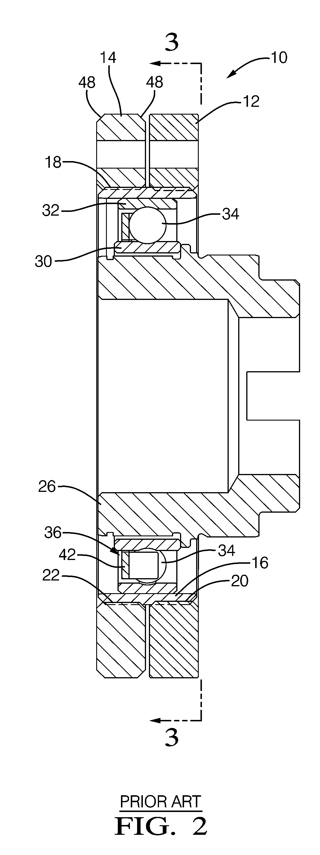 Harmonic drive camshaft phaser with a harmonic drive ring to prevent ball cage deflection