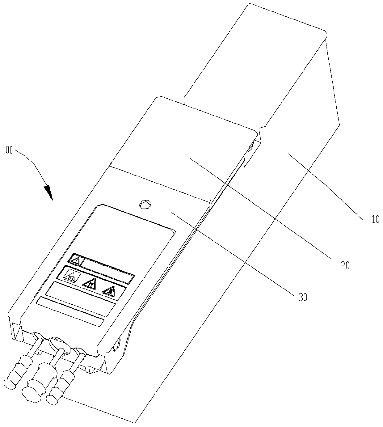 A locking device for an outlet cavity cover