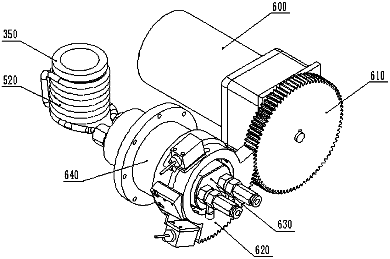 Centrifugal rotating casting machine with infrared temperature detection function