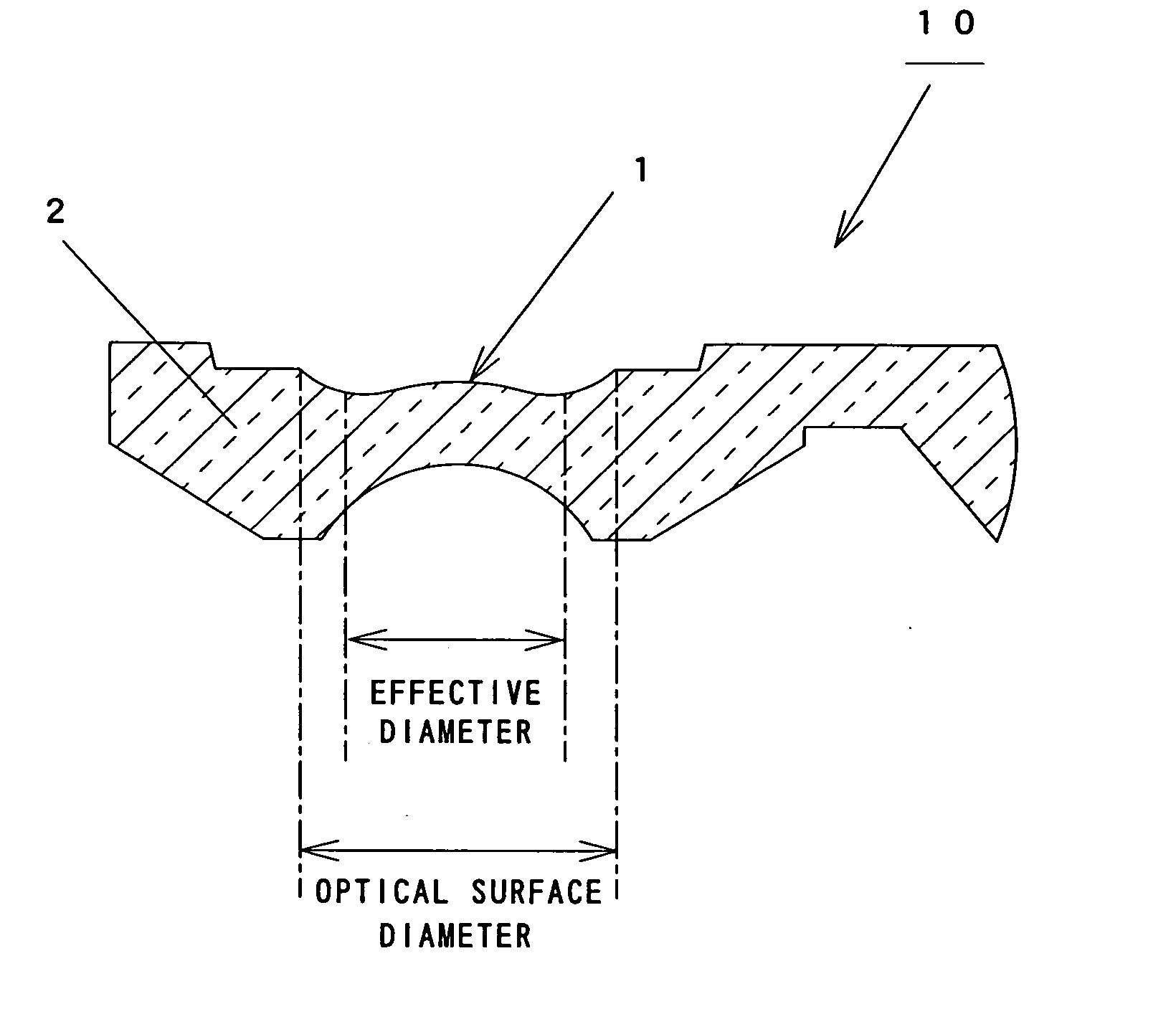 Optical element and method of molding the same