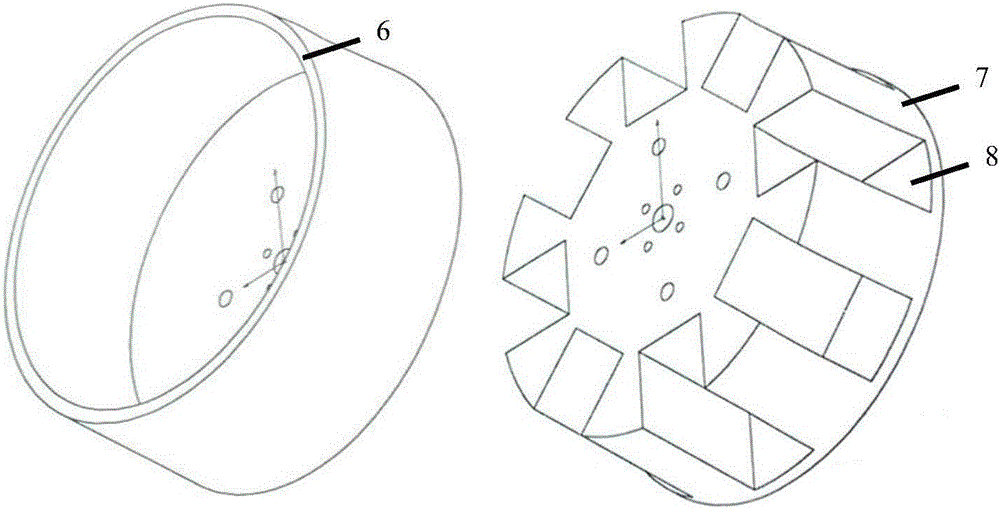 Space tumbling target de-spinning control method based on permanent magnet eddy current effect