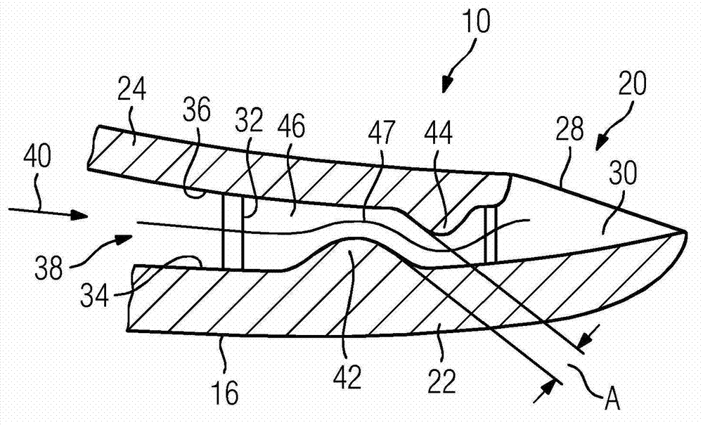 Turbine blade for a gas turbine