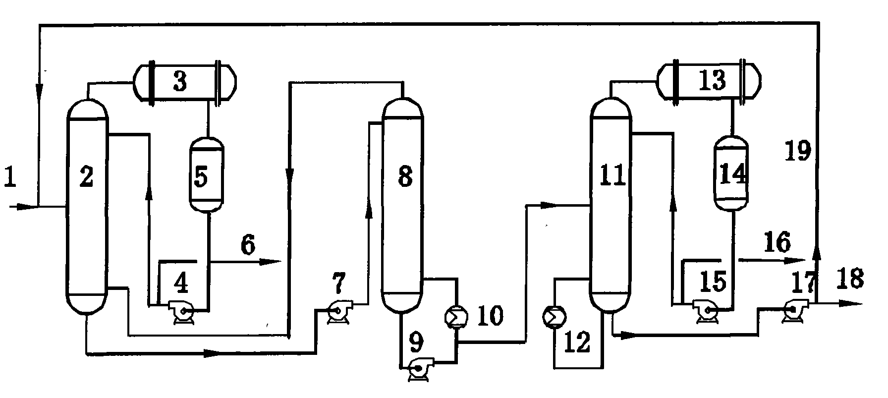 Fiber-level high purity silicon tetrachloride continuous azeotropy lightness removing rectification method