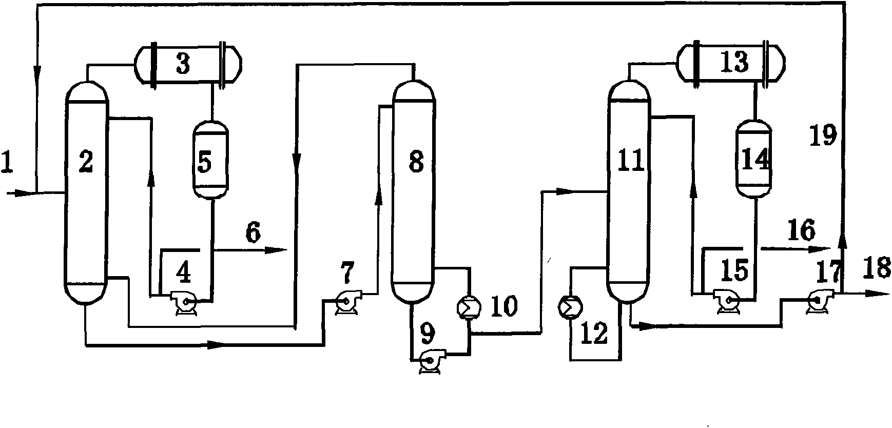 Fiber-level high purity silicon tetrachloride continuous azeotropy lightness removing rectification method