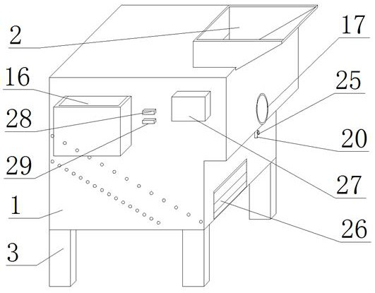 Multistage screening and sorting device for construction waste