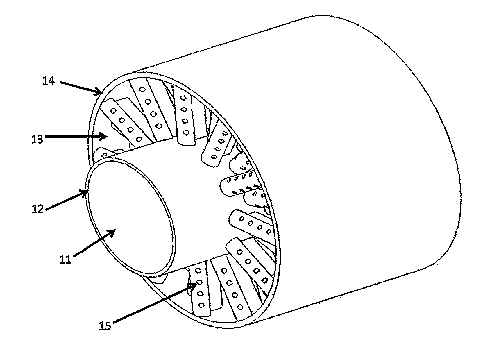 Air fuel premixer having arrayed mixing vanes for gas turbine combustor