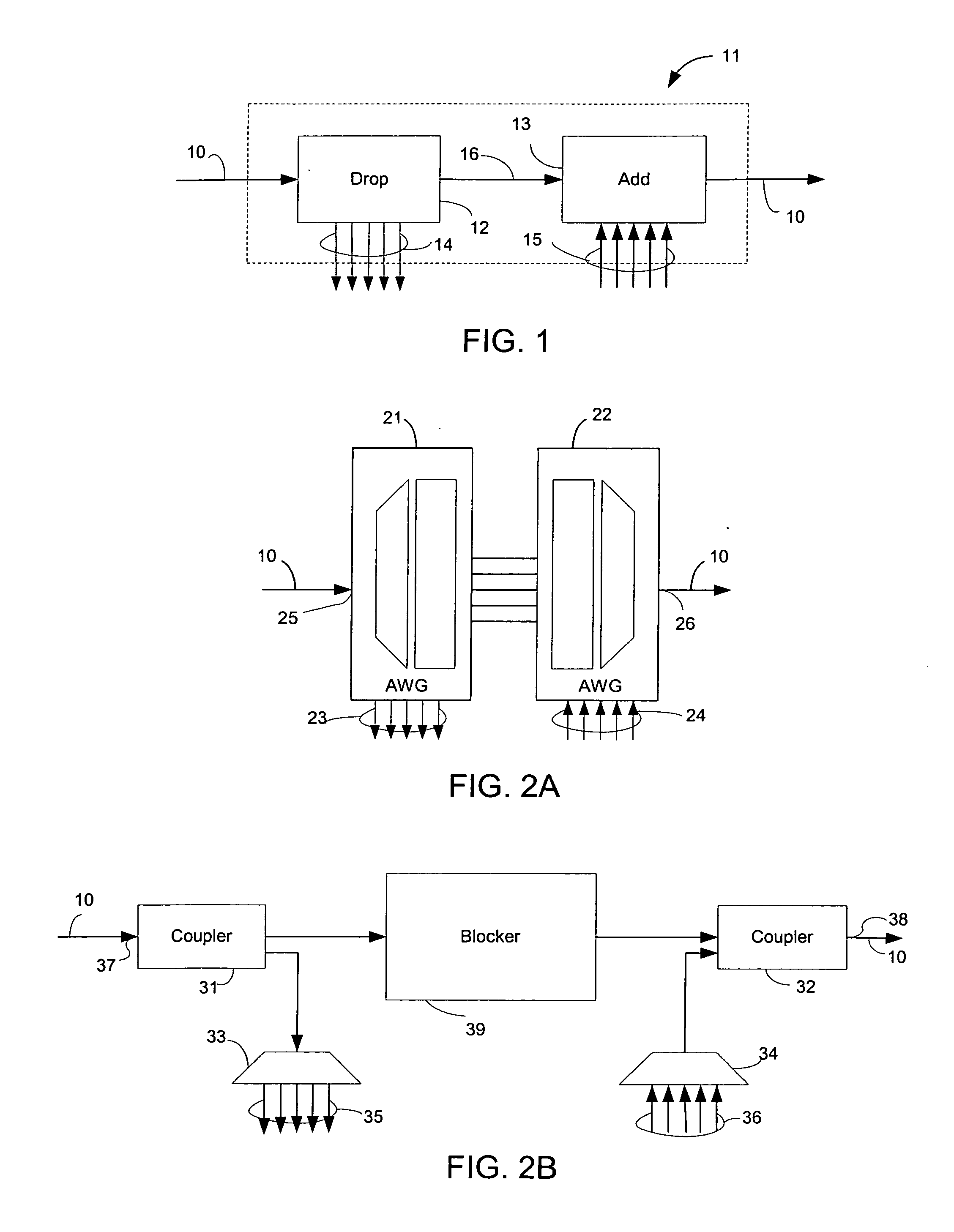 Through channel loss prevention at a WDM node