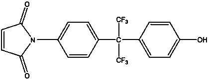 Cardanol based epoxy resin containing maleimide structure and preparation method of cardanol based epoxy resin