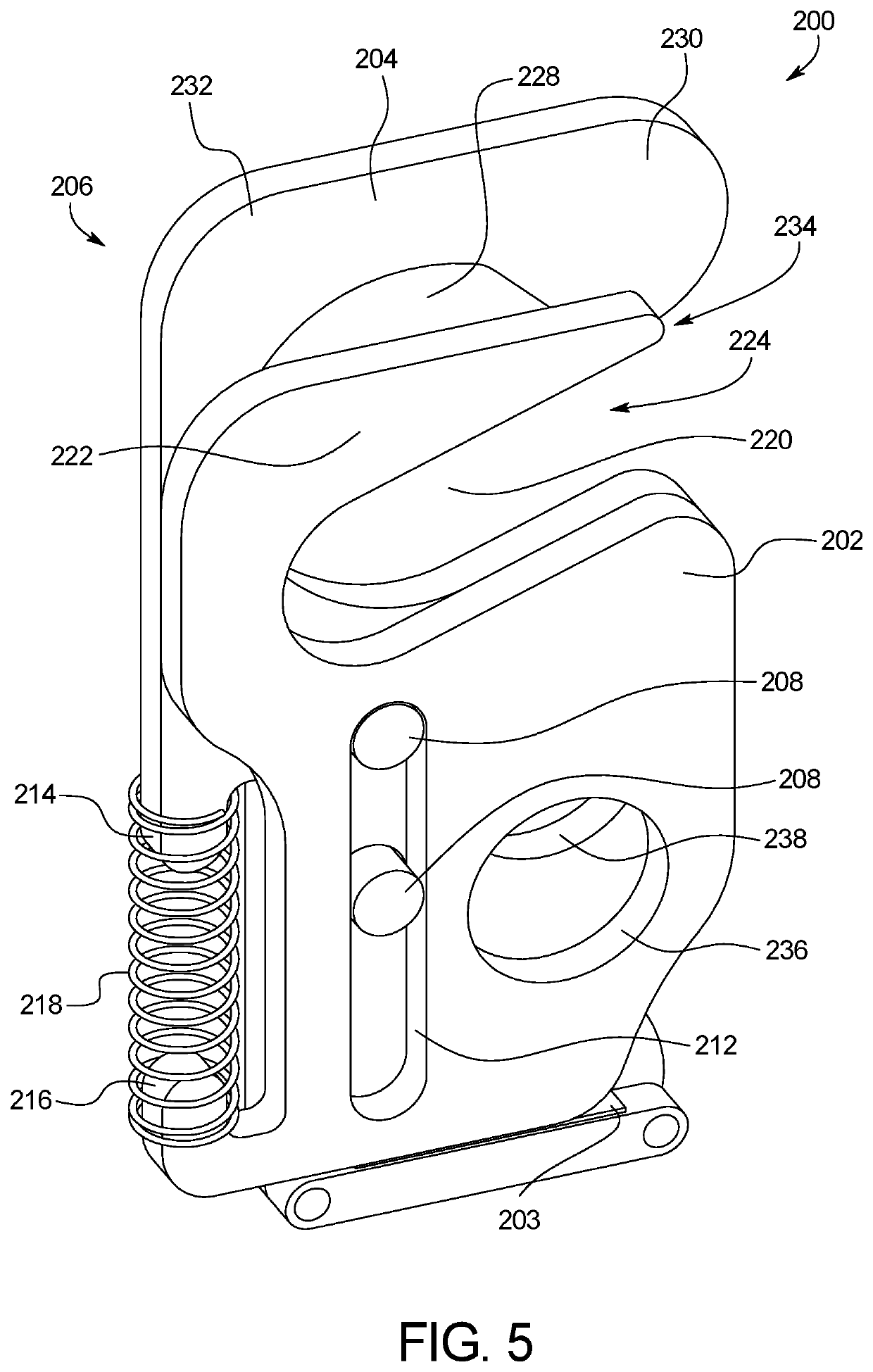 Locking mechanism for tie down locking device