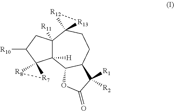 Uses of sesquiterpene lactone compounds and their derivatives in drugs preparation