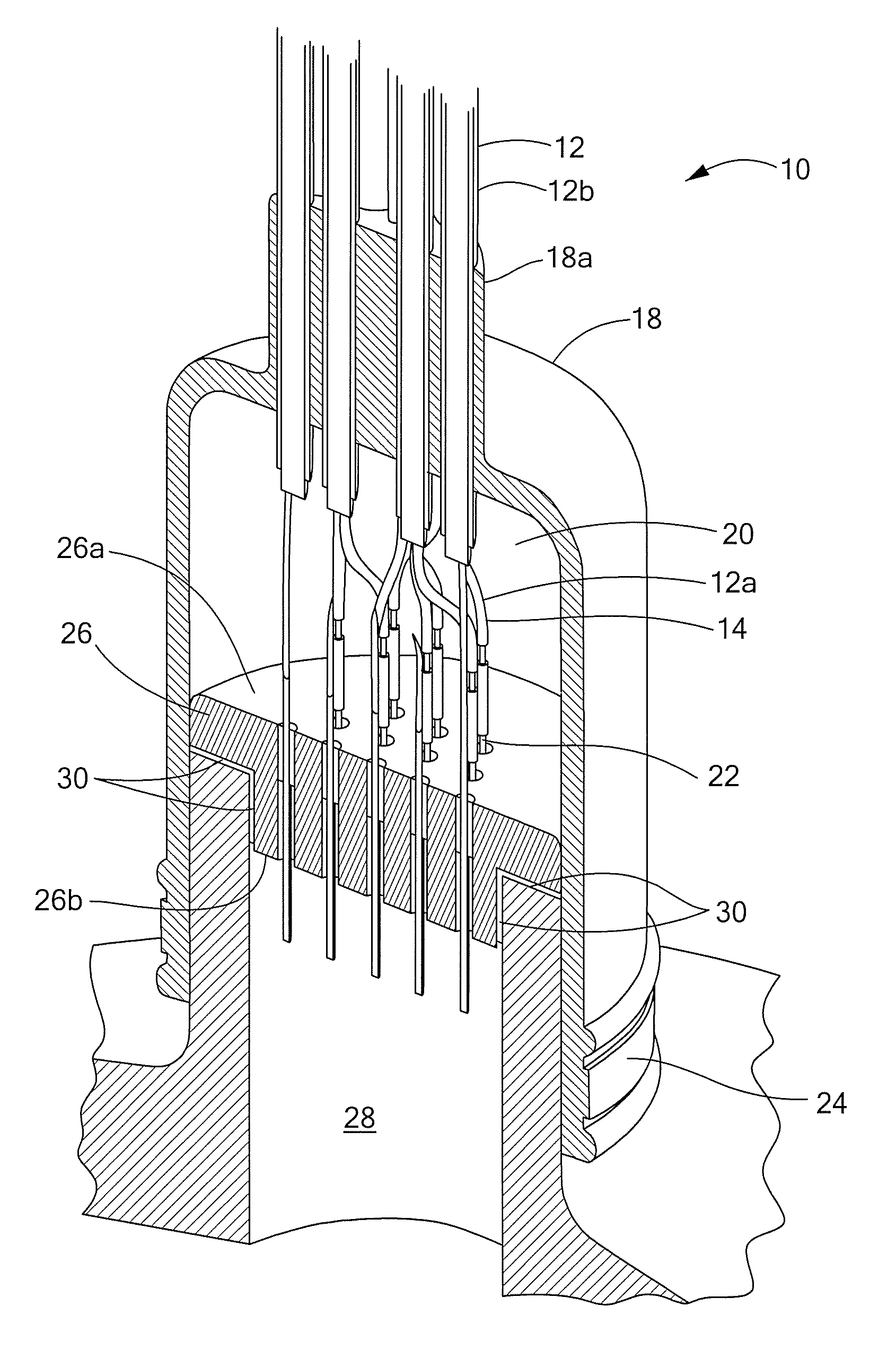 Sealed electrical feed-through assembly and methods of making same