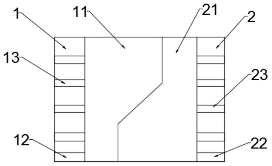 Orienting device for feet-lock bolt