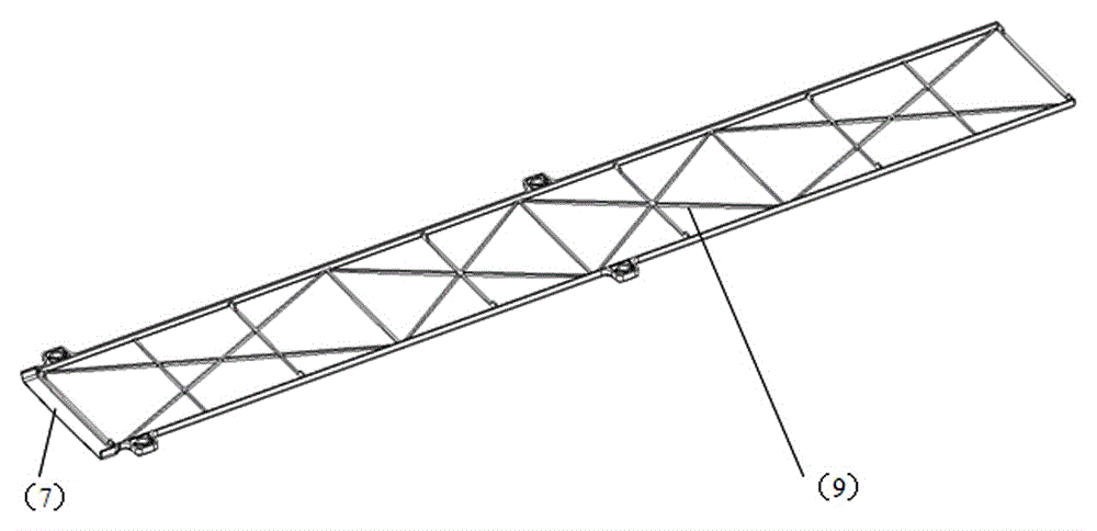 High-strength composite cable trough for railway and preparation process