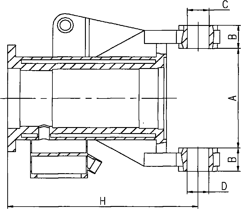 Processing method of bracket holes of tunneller type asynchronous motor