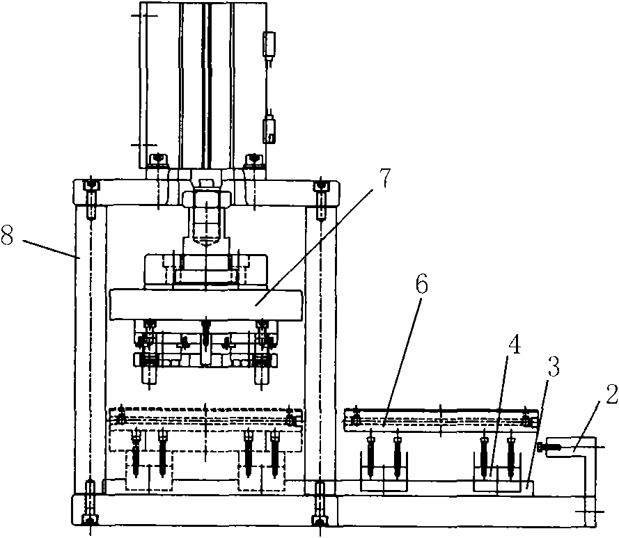 Large scale integrated (LSI) circuit swash runner die with drawer type structure