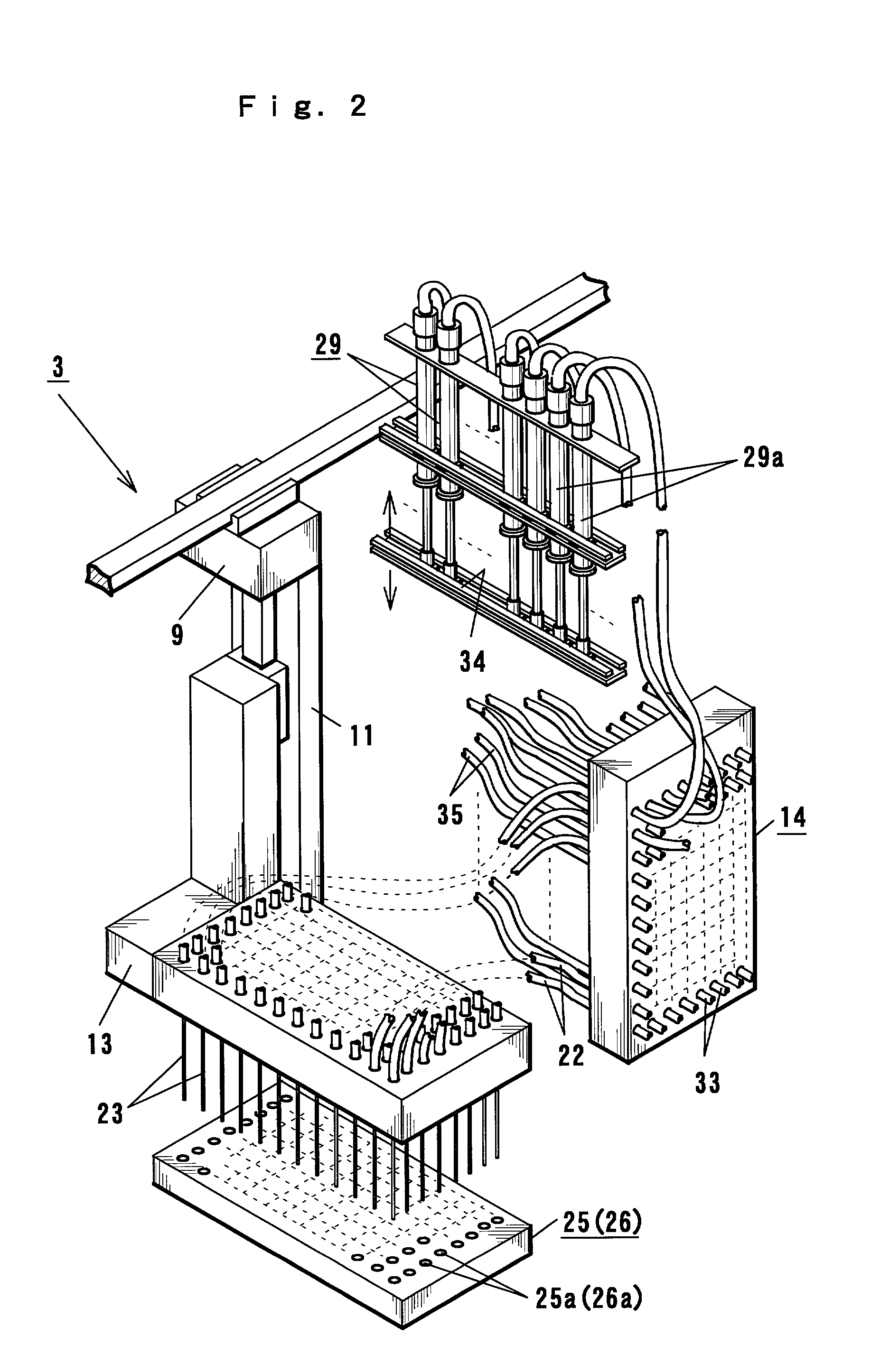 Method for analyzing reaction test sample using test sample chip