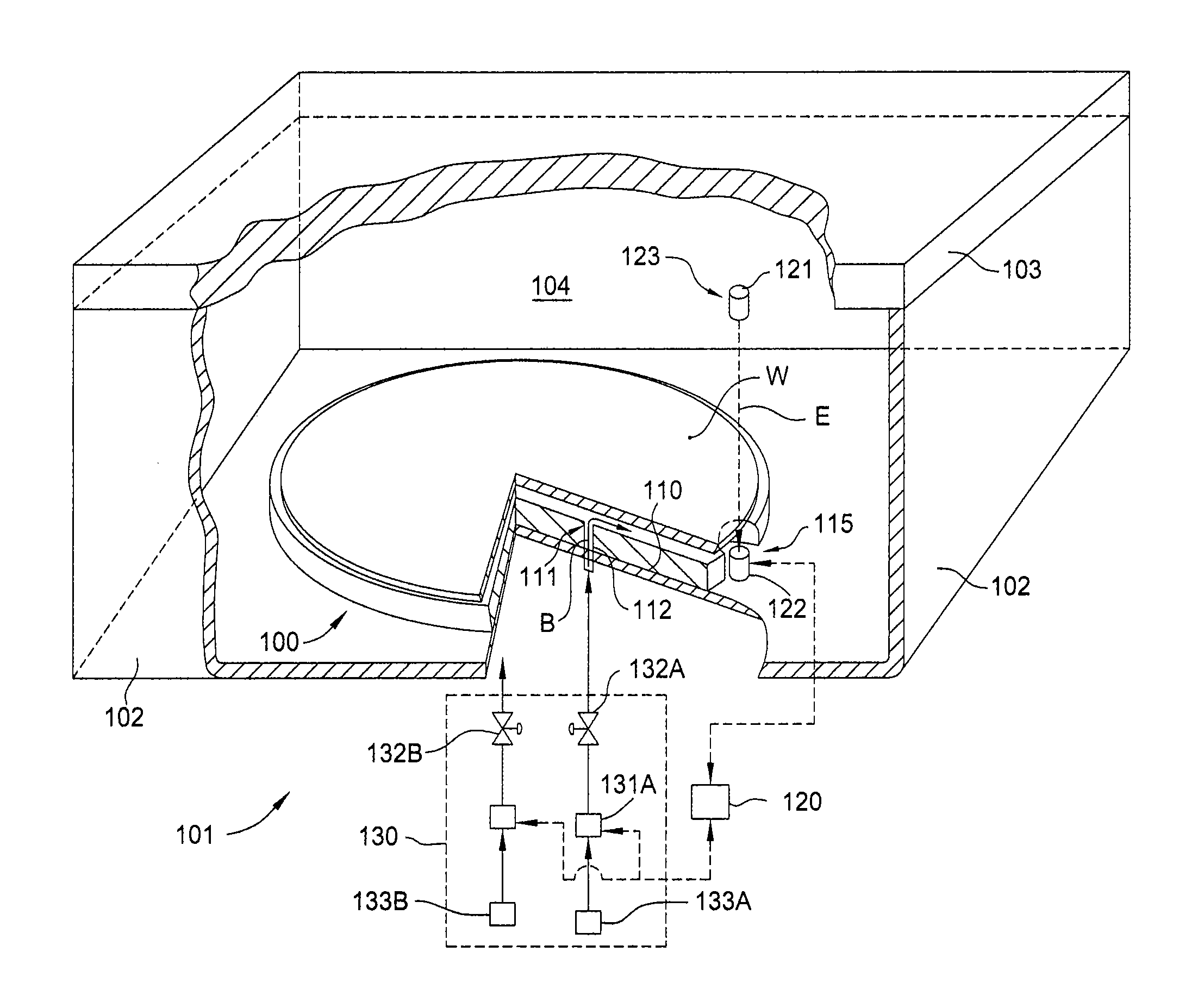 Apparatus and method for supporting, positioning and rotating a substrate in a processing chamber