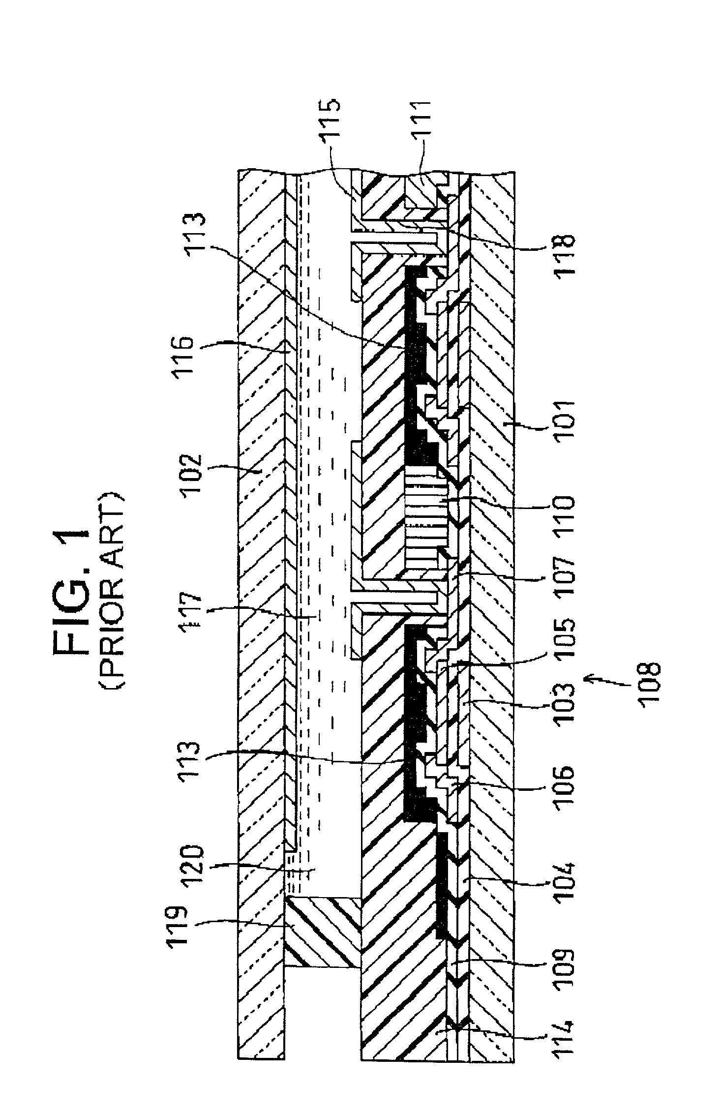 Color liquid crystal display panel