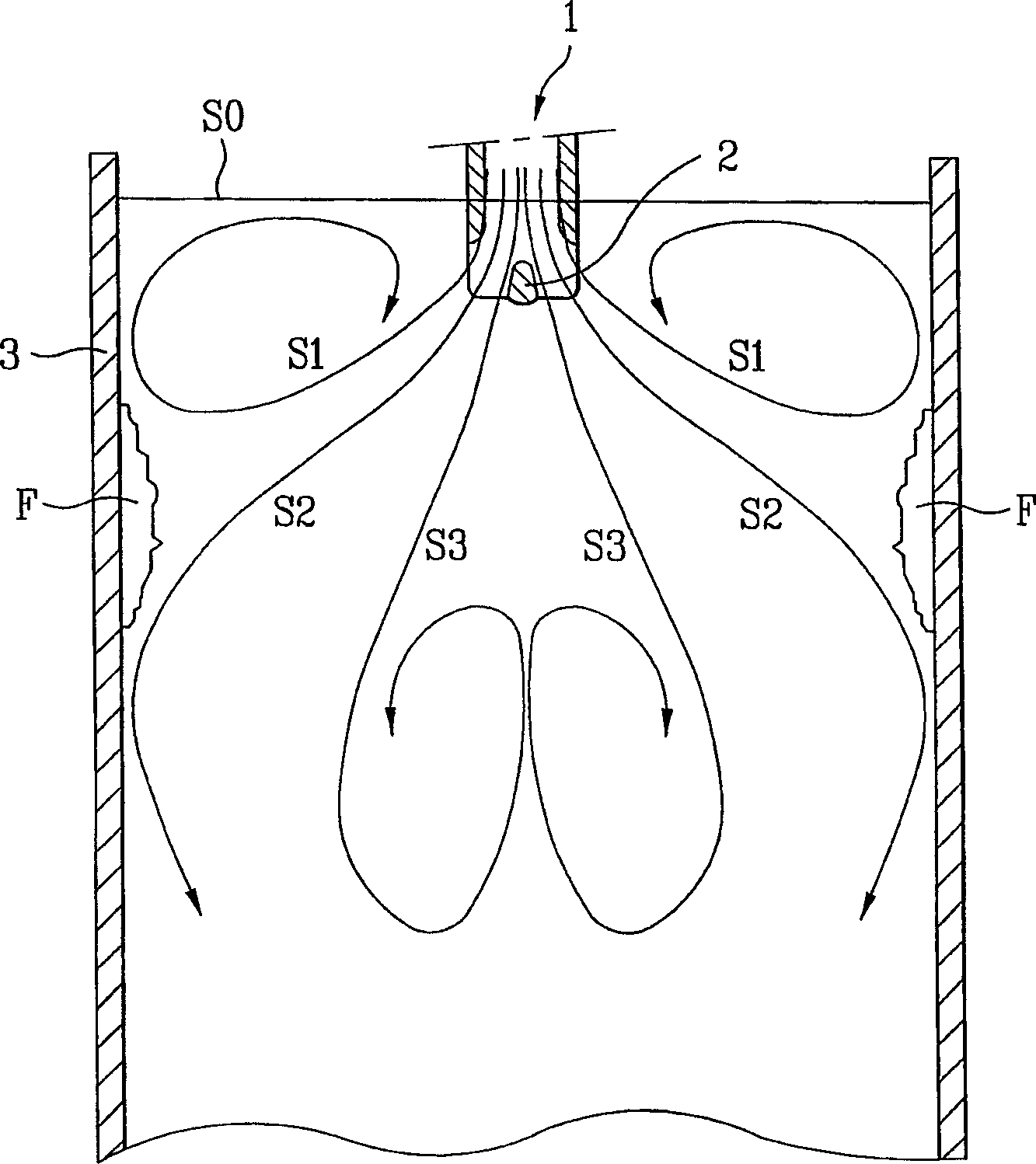 Submerged entry nozzle for continuous casting