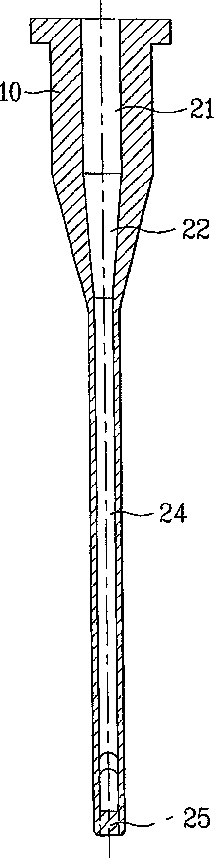 Submerged entry nozzle for continuous casting