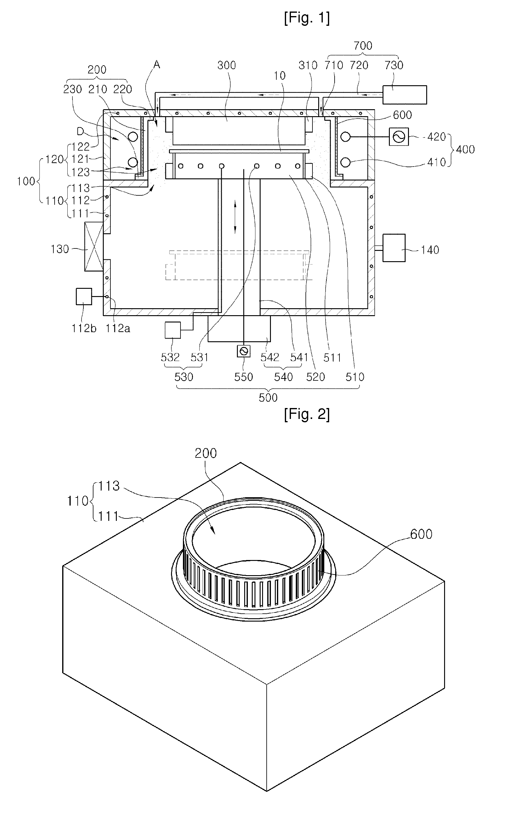 Apparatus for supporting substrate and plasma etching apparatus having the same