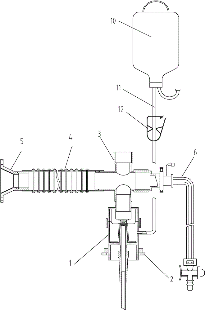 Atomization and sputum aspiration integrated device particularly suitable for unconscious patient