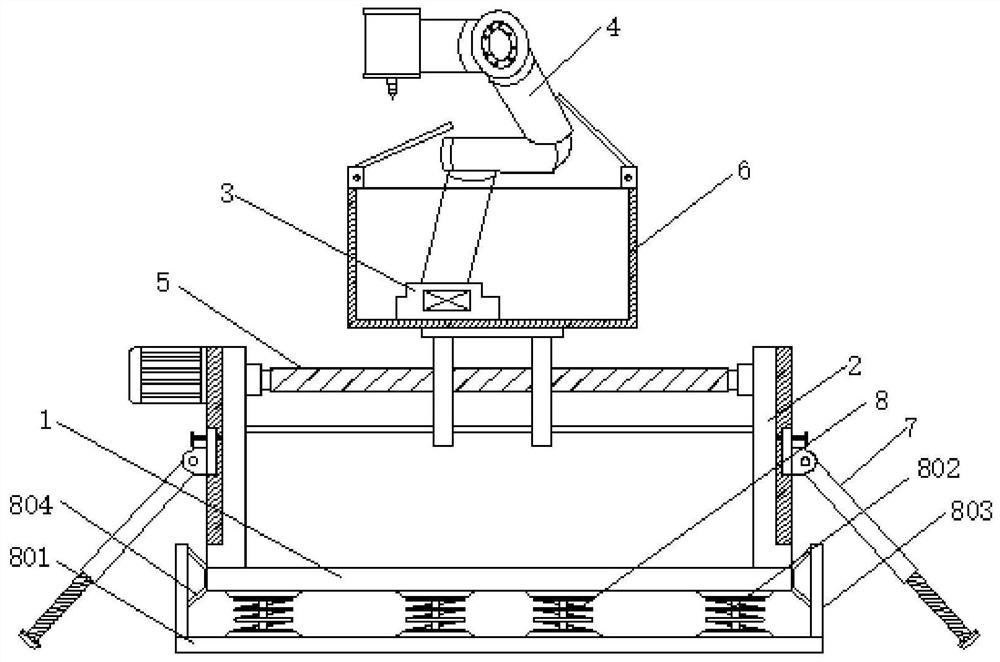 Motion adjusting device for intelligent robot