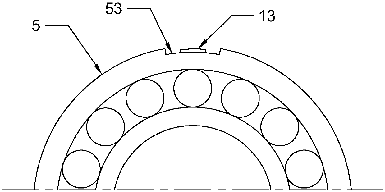 Rolling bearing cage sliding research experiment system