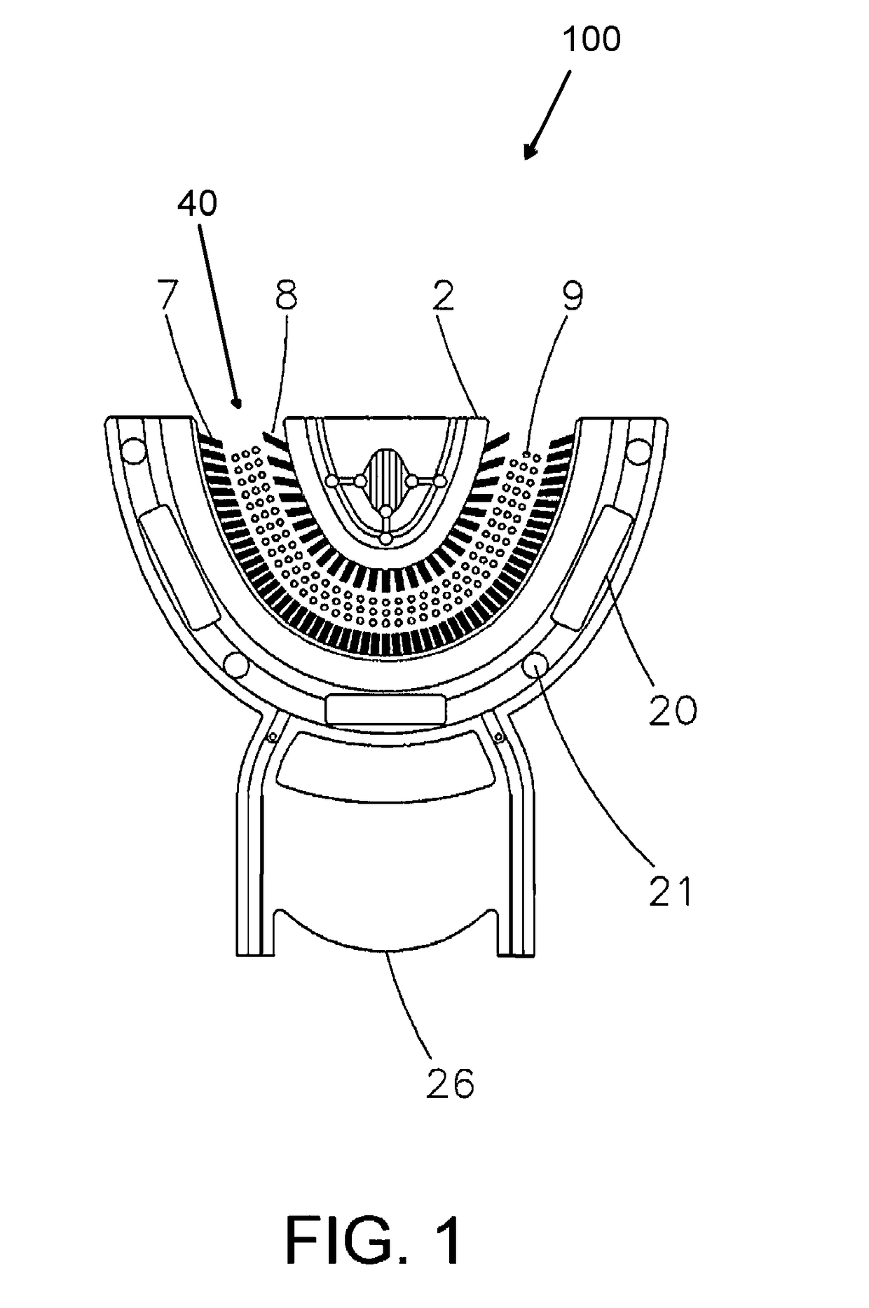 Oral care system with mouthpiece