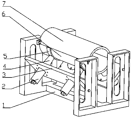 Ultrasonic suspension conveying device capable of achieving multi-excitation large loads