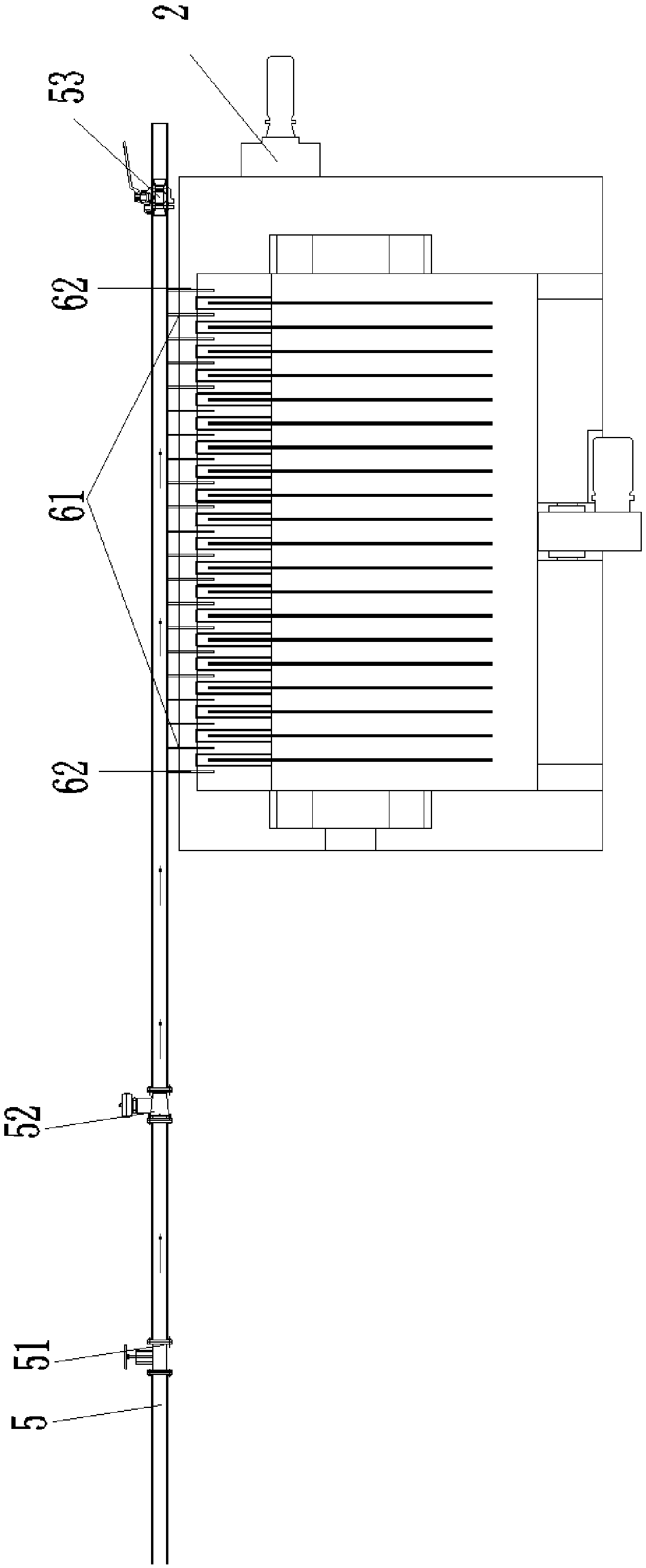 A flushing system and flushing method for a filter tank body