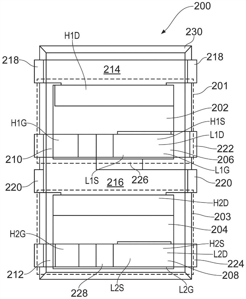 Half-bridge semiconductor device