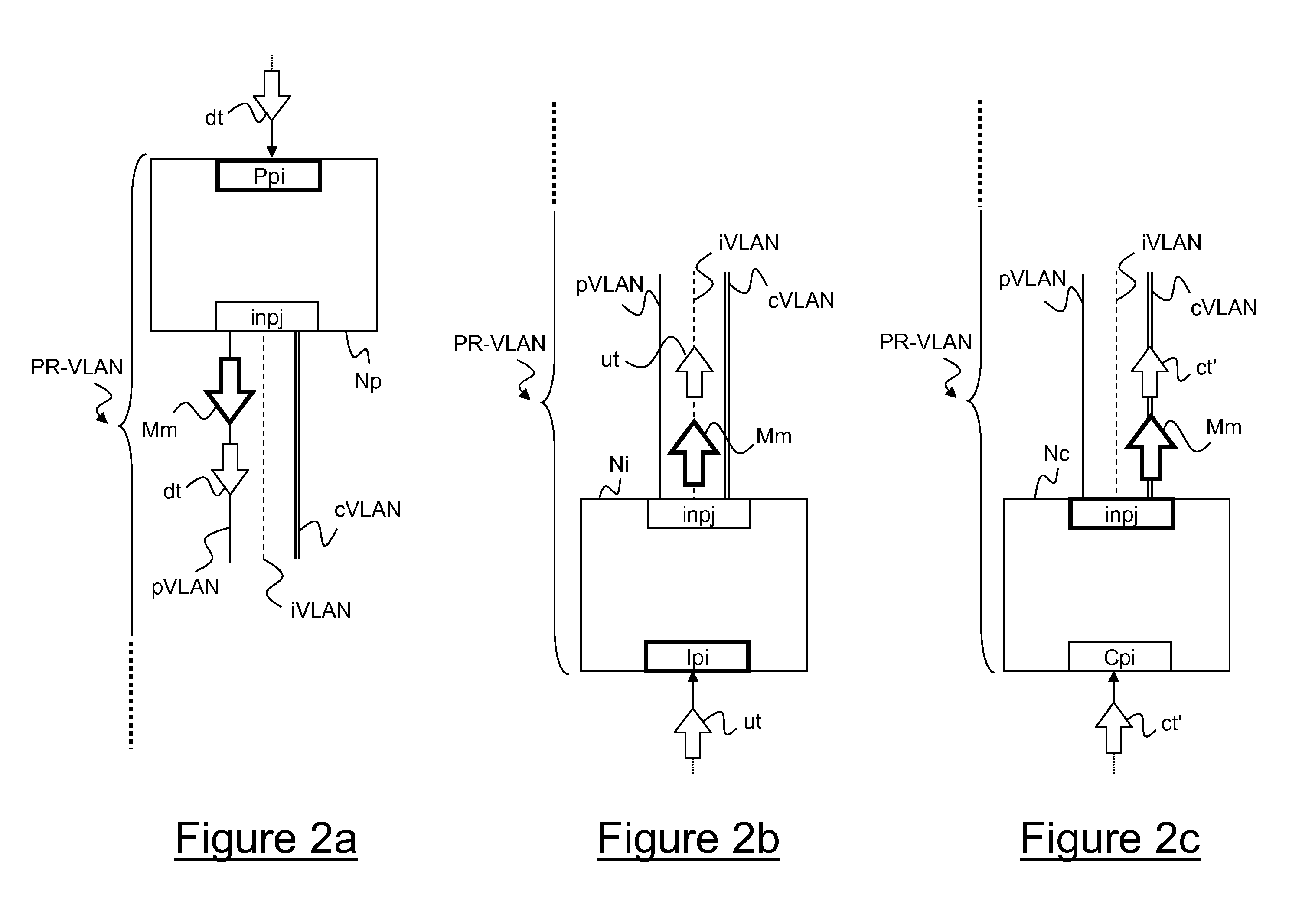 Method and network node for monitoring traffic in a private VLAN