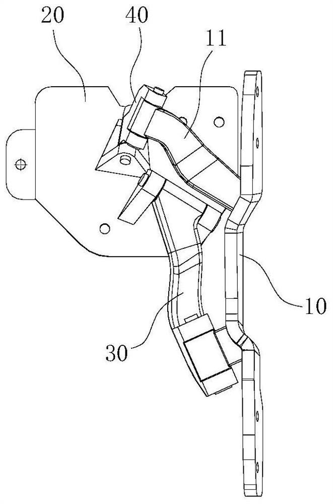 Butterfly door hinge and vehicle