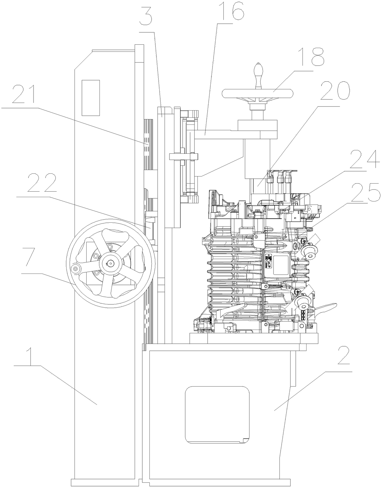 Splitting device of stator and rotor of motor