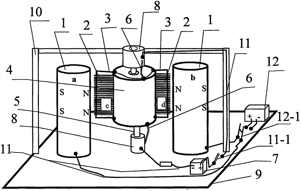 Method for manufacturing power machine driven by Ampere force and electrostatic force