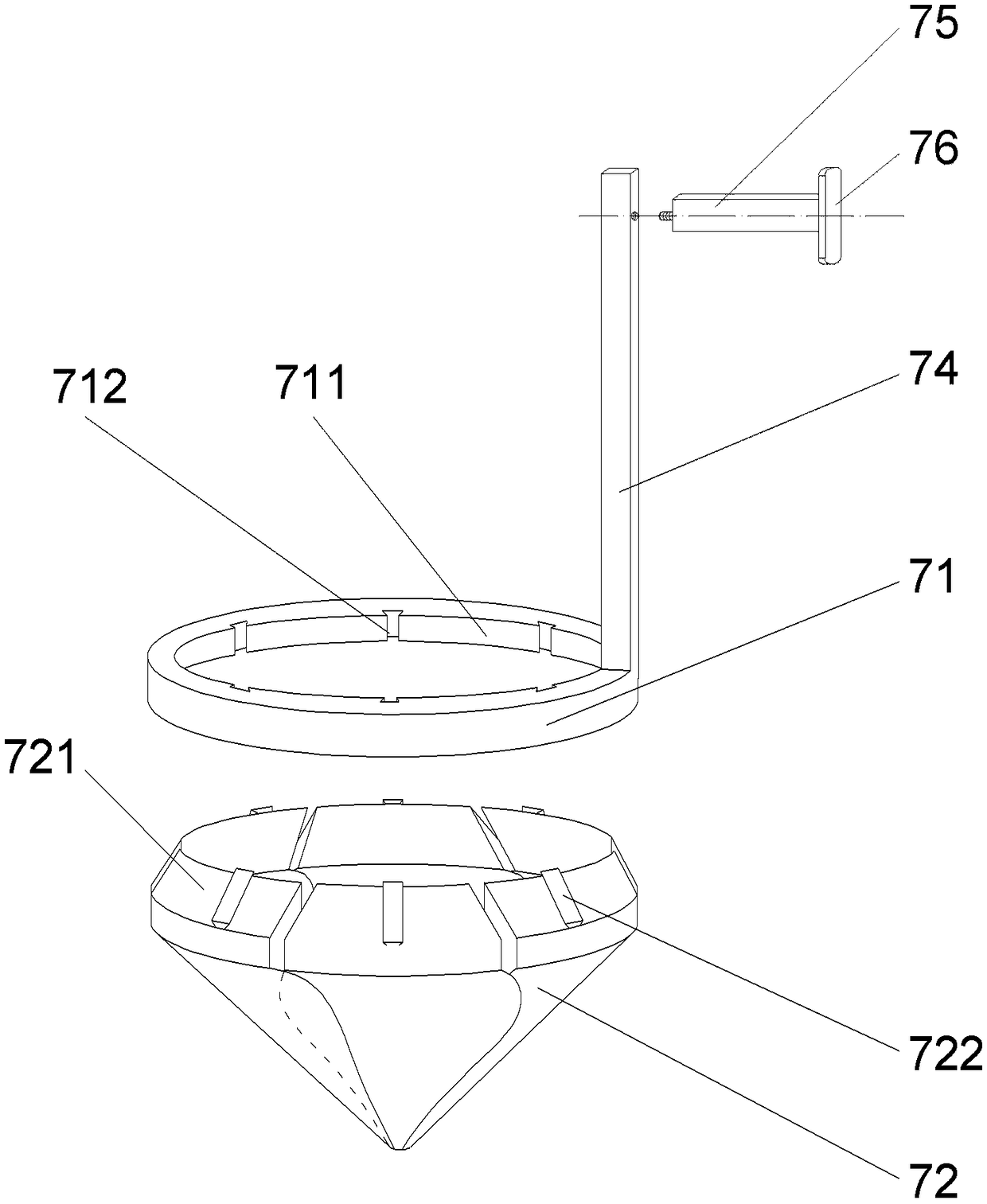 3D printing head, application method thereof and glue applied to 3D printing head