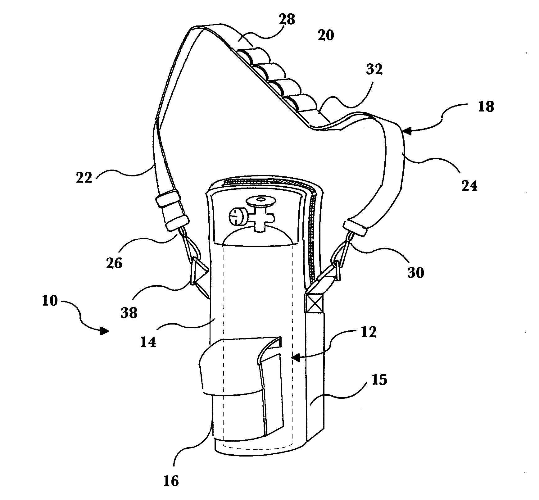 Medical tank strap system