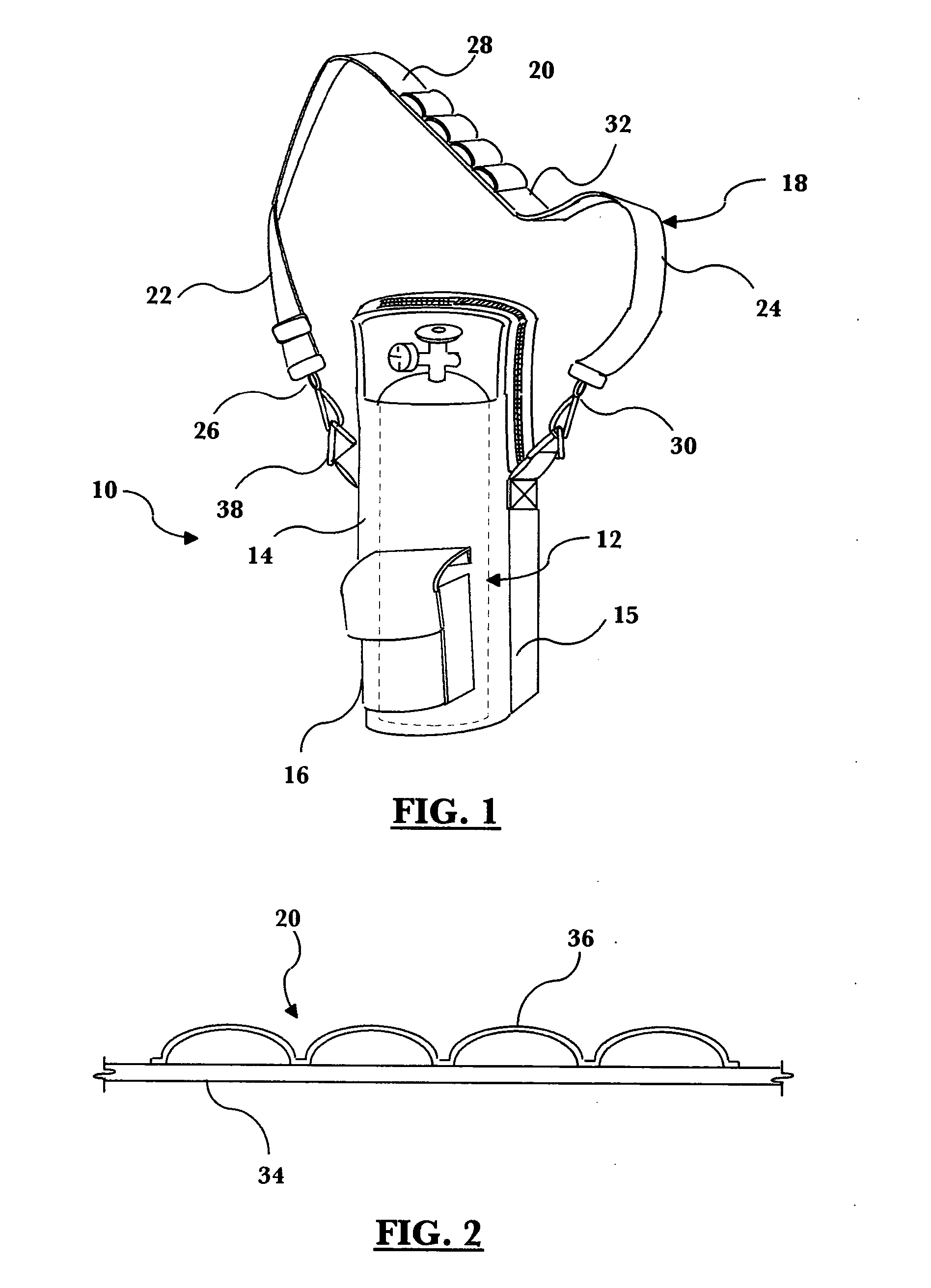 Medical tank strap system