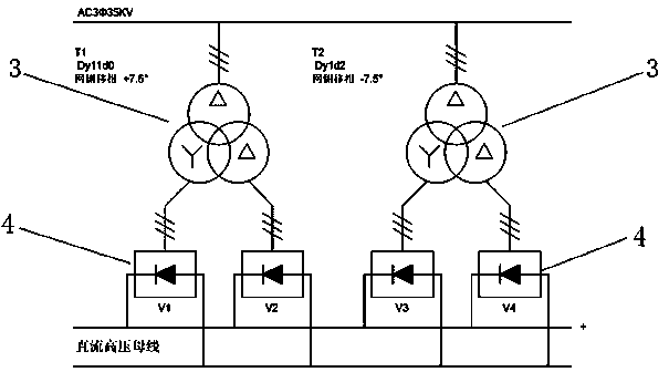 Power supply power distribution system and method