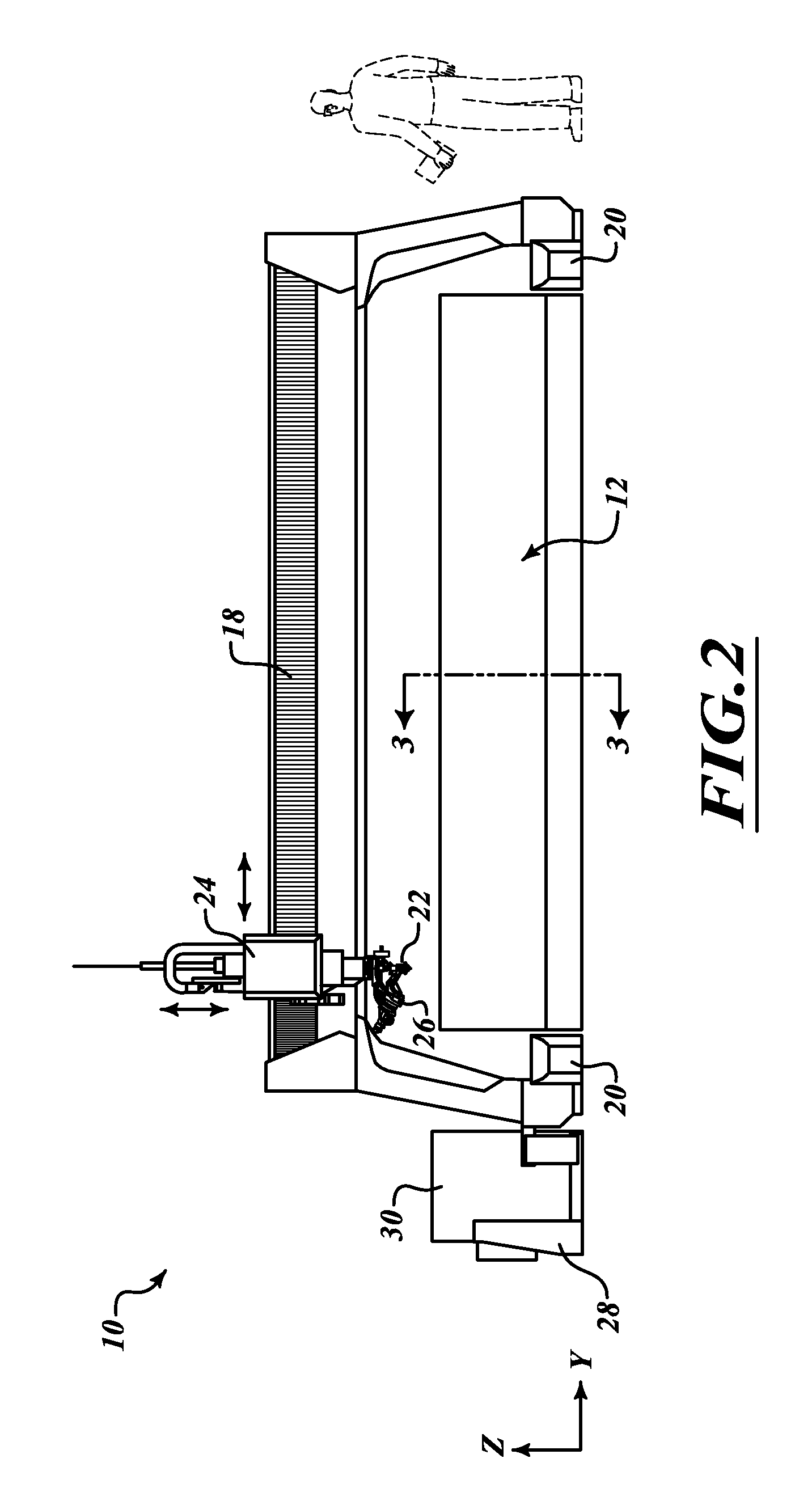 Catcher tank assembly of waterjet cutting system