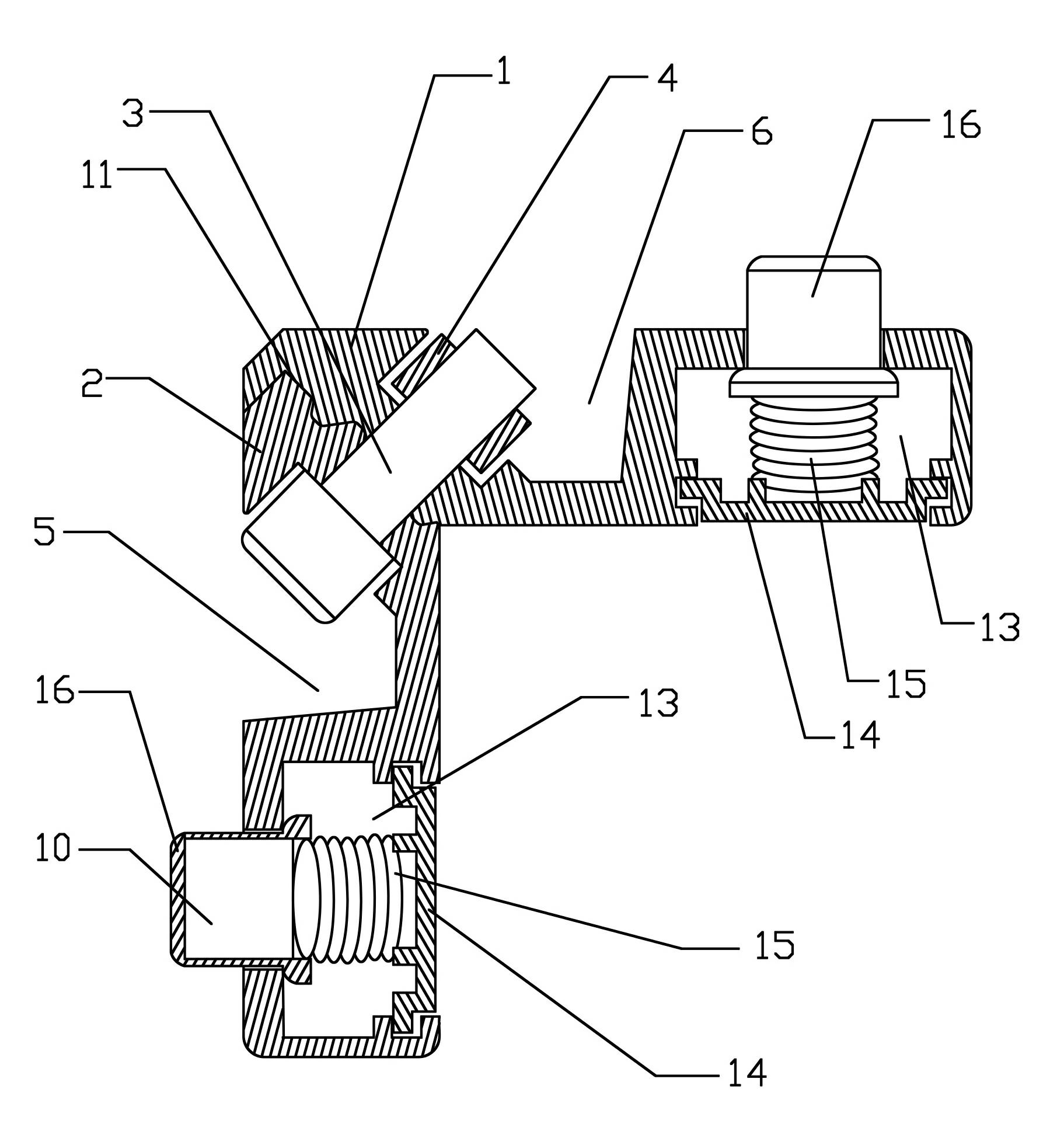 Corner connector for movable connection