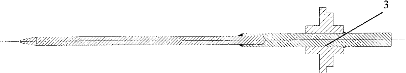 Inner spray method and device for medical packing aluminum tube